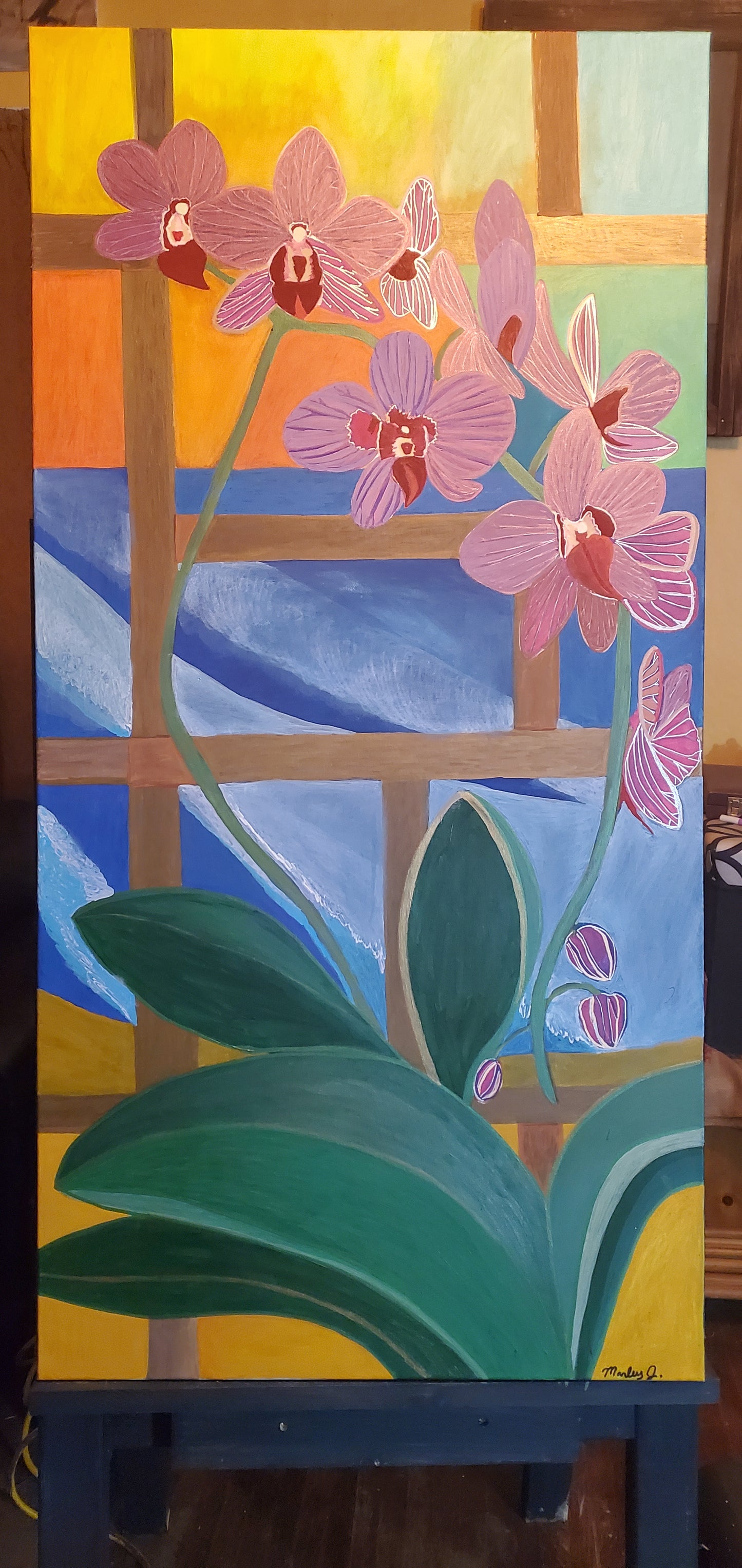 Orchid Oasis - 48 x 24 x 1.5