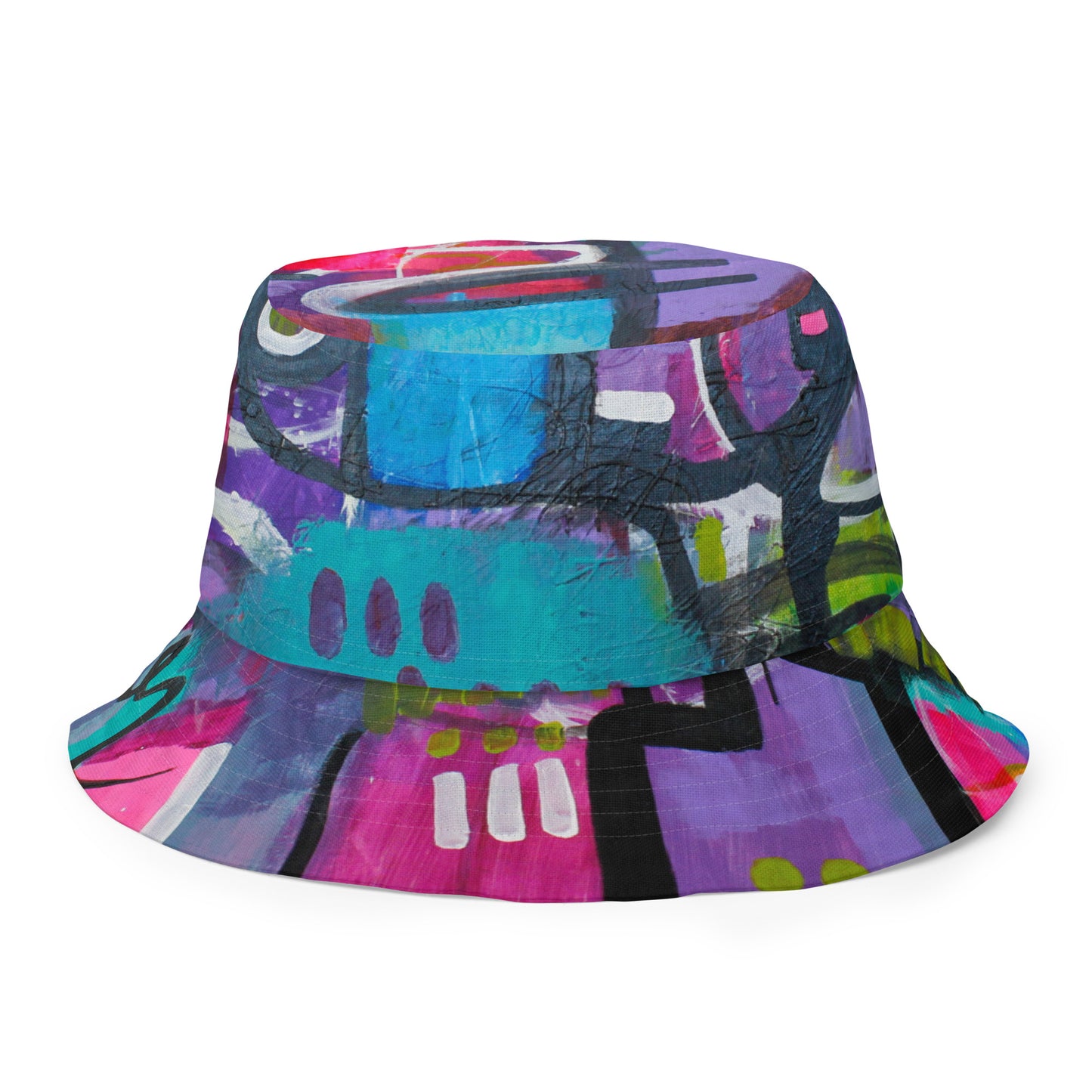 Code of Flowers Reversible bucket hat