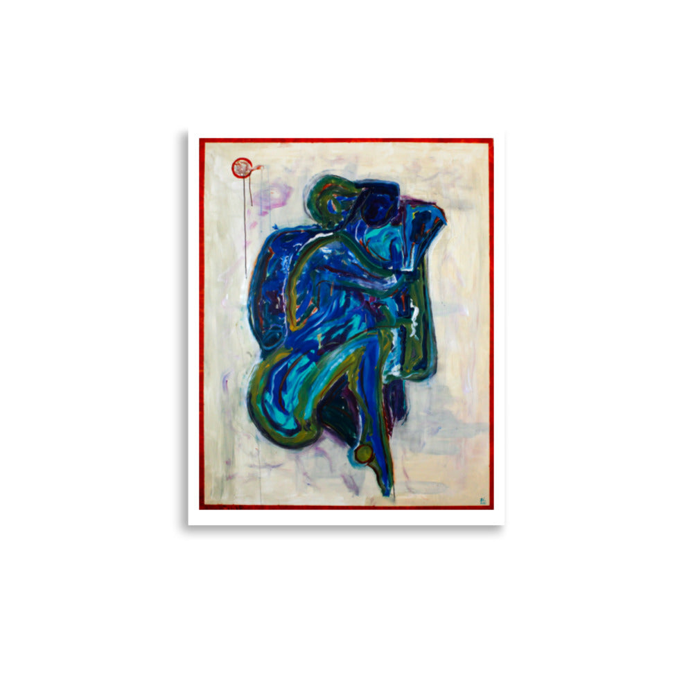 Embrace in Blue - Poster
