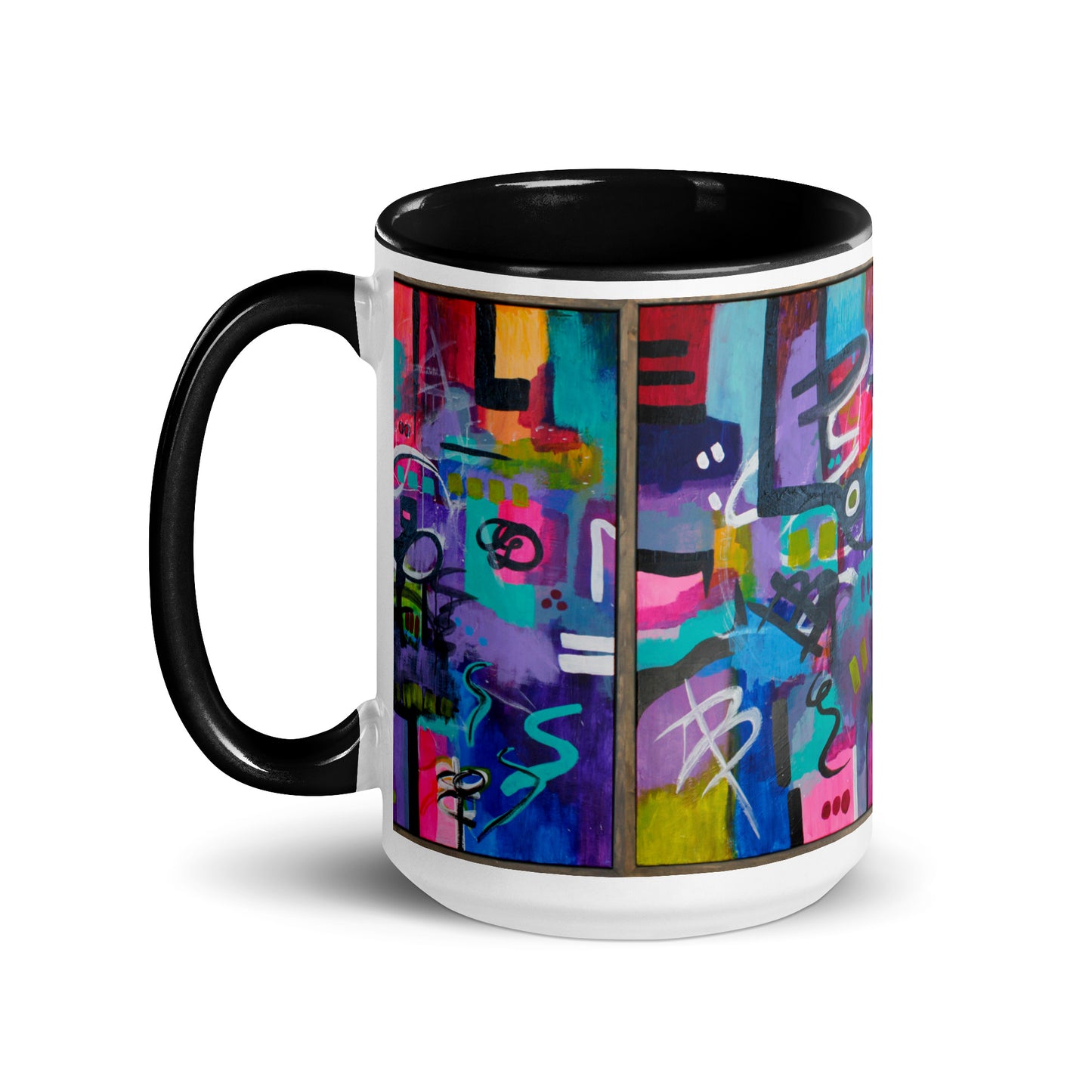 Code of Flowers Mug with Color Inside