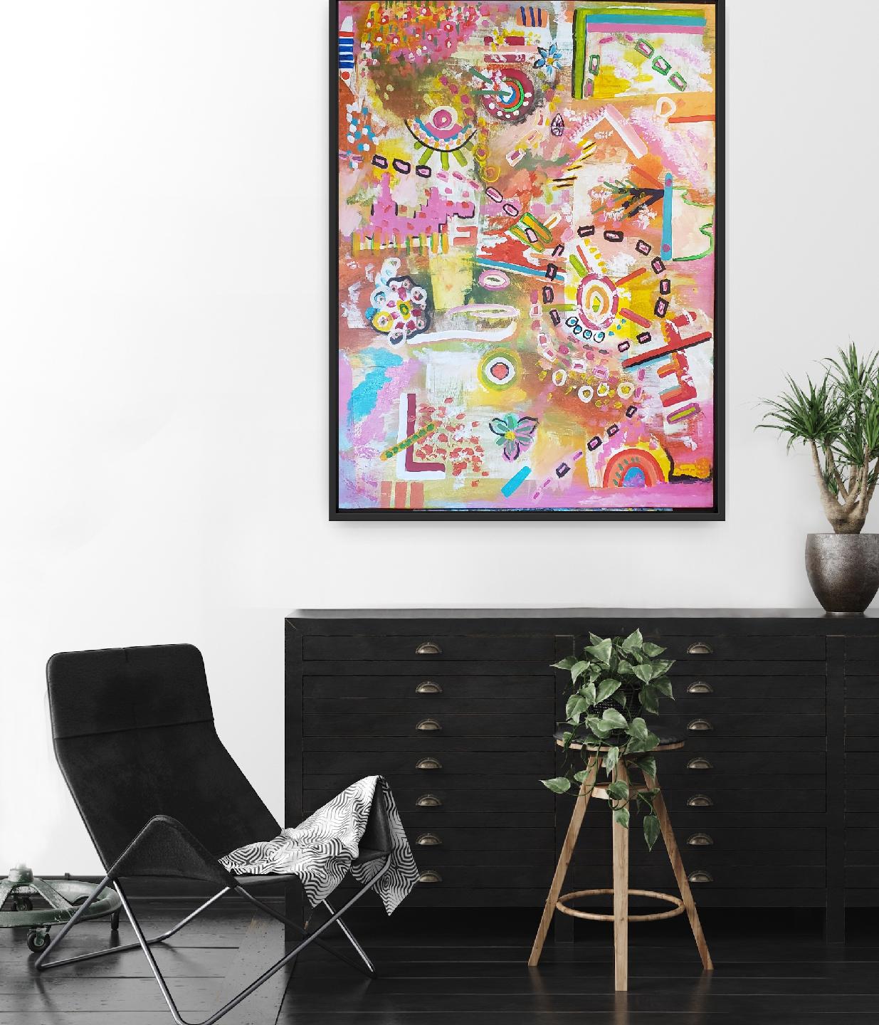 Carnival of Flowers 40 x 30 in