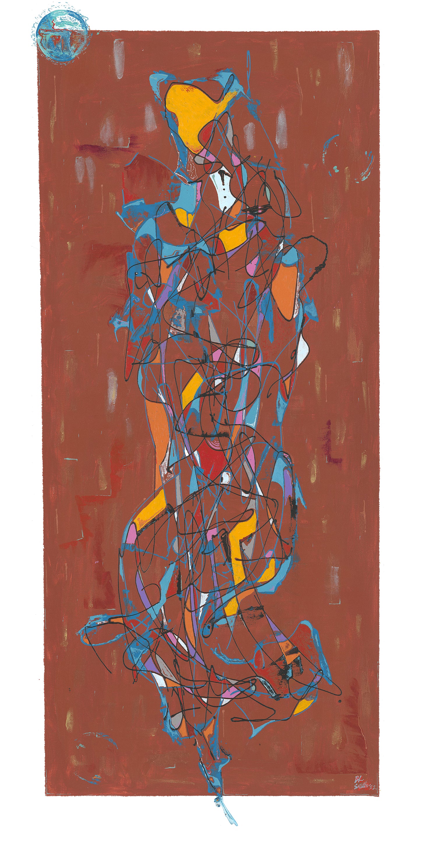Pieces of Man 48 x 24 in - NOT FOR SALE