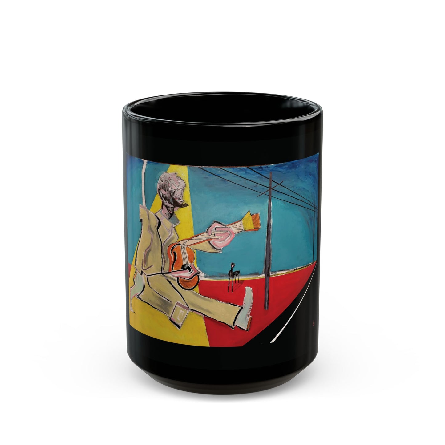 Guitarrista al Borde de la Muerte - Black Mug (11oz, 15oz)