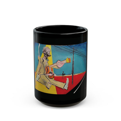 Guitarrista al Borde de la Muerte - Black Mug (11oz, 15oz)