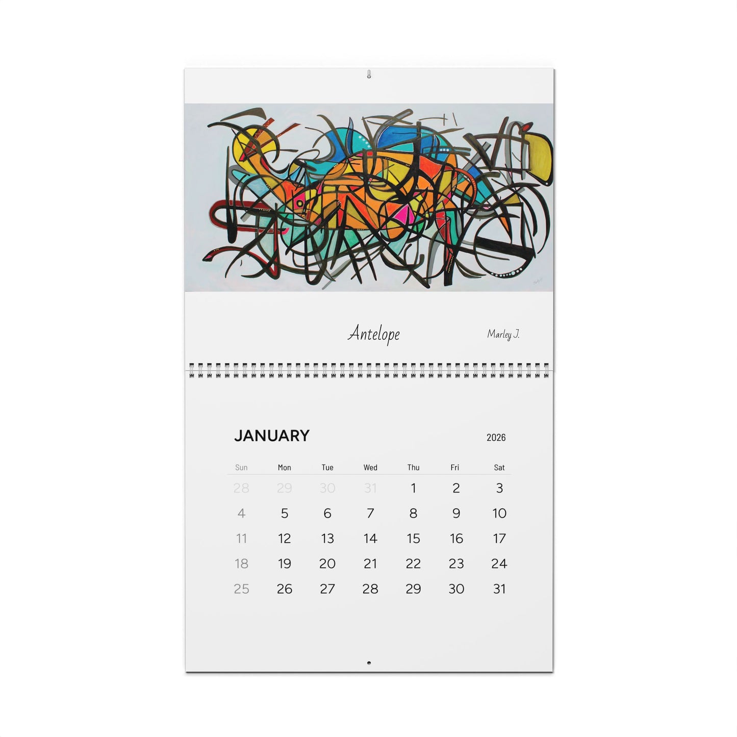 Wall Calendars - The Animals - Paintings by D.L. Smith & Marley J. (2026)