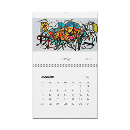 Wall Calendars - The Animals - Paintings by D.L. Smith & Marley J. (2026)