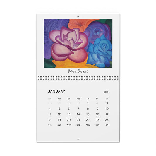 Wall Calendars - Flowers - Marley J. (2026)