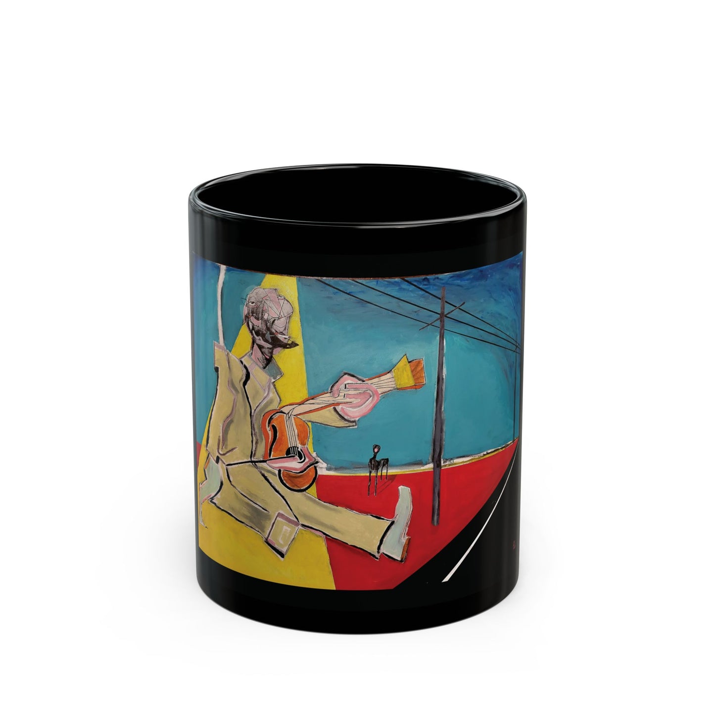 Guitarrista al Borde de la Muerte - Black Mug (11oz, 15oz)