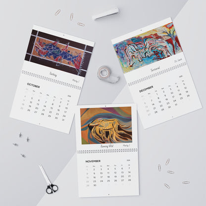 Wall Calendars - The Animals - Paintings by D.L. Smith & Marley J. (2026)