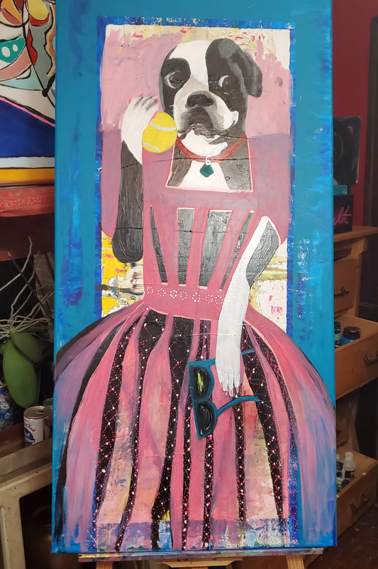 Real Girl  48 x 24 in - NOT FOR SALE