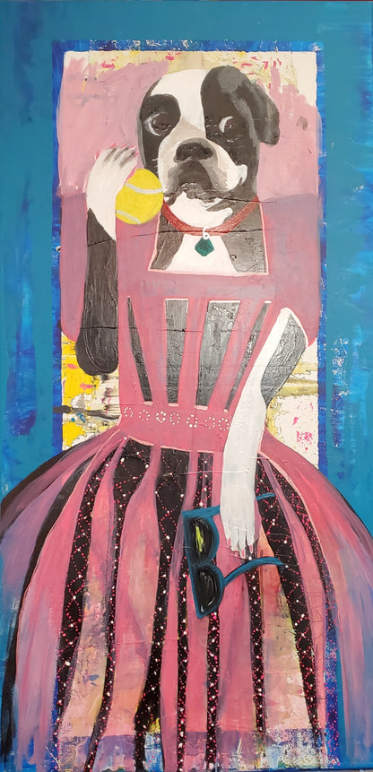 Real Girl  48 x 24 in - NOT FOR SALE