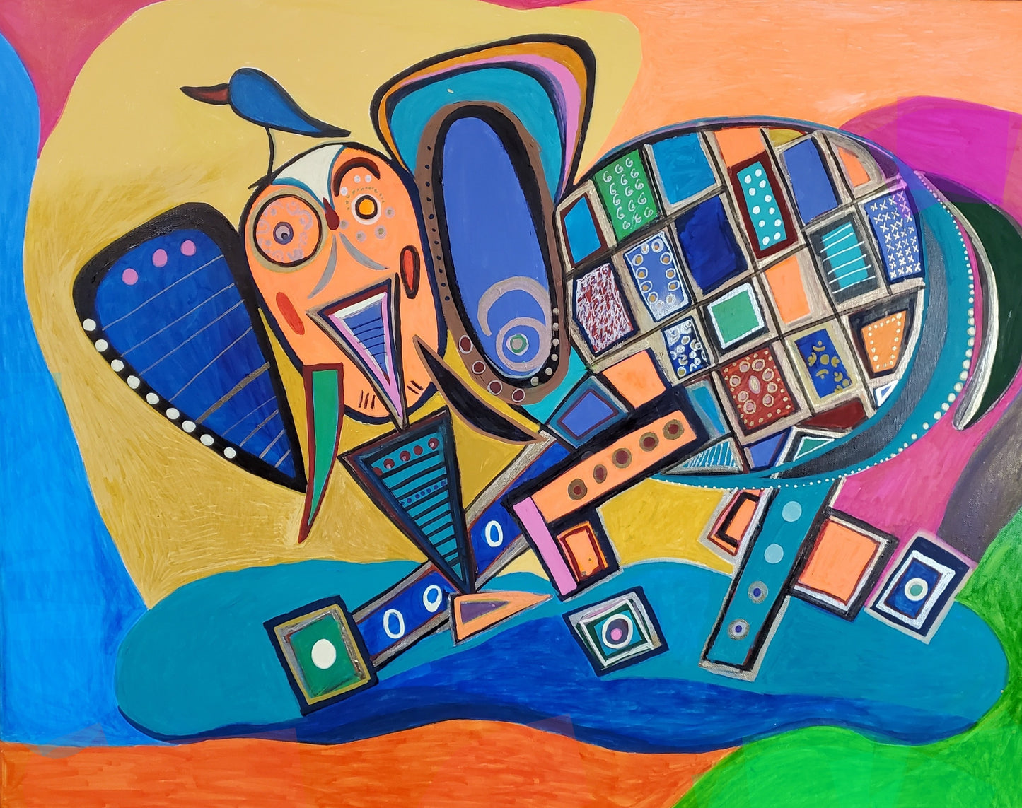 Mechanical Elephant - 24 x 30
