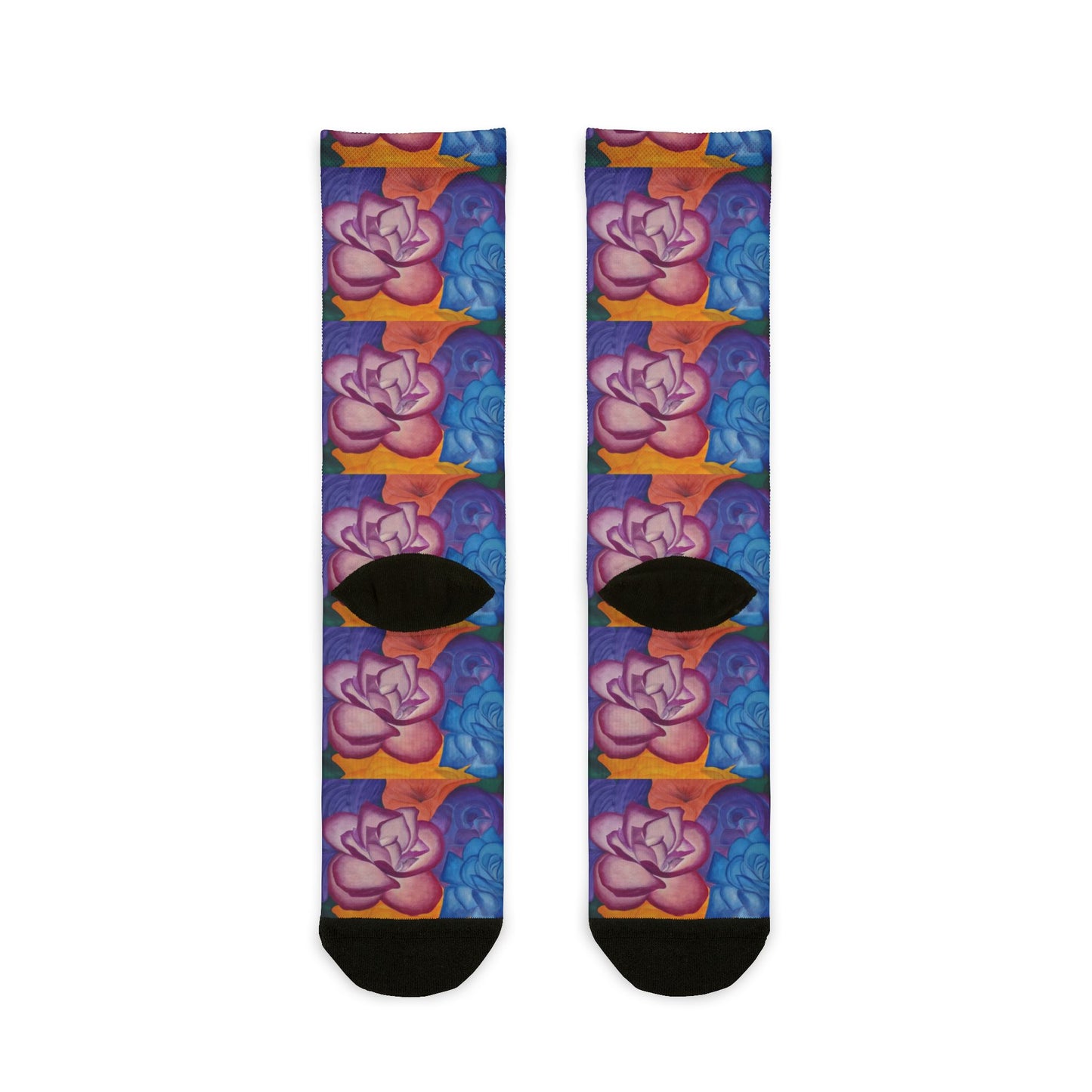Winter Flowers - Sublimation Crew Socks