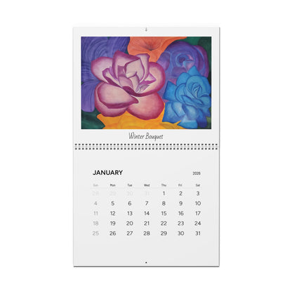 Wall Calendars - Flowers - Marley J. (2026)