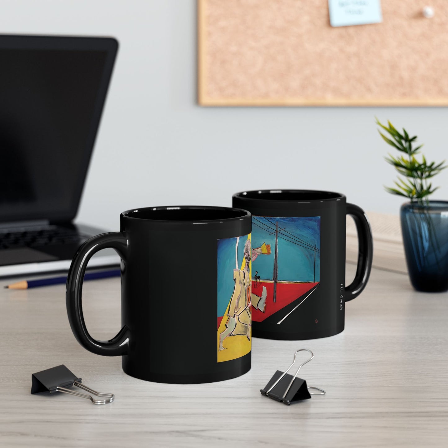 Guitarrista al Borde de la Muerte - Black Mug (11oz, 15oz)