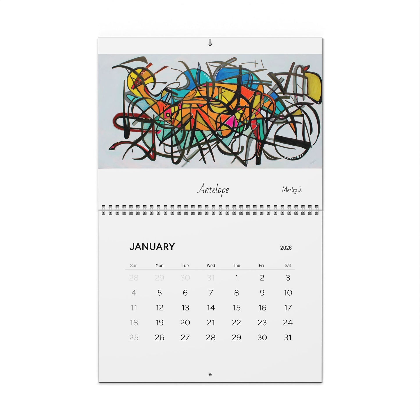 Wall Calendars - The Animals - Paintings by D.L. Smith & Marley J. (2026)