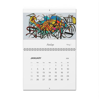Wall Calendars - The Animals - Paintings by D.L. Smith & Marley J. (2026)
