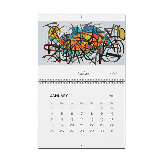 Wall Calendars - The Animals - Paintings by D.L. Smith & Marley J. (2026)
