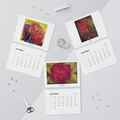 Wall Calendars - Flowers - Marley J. (2026)