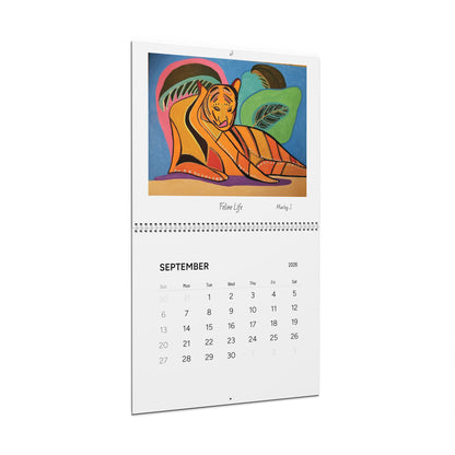 Wall Calendars - The Animals - Paintings by D.L. Smith & Marley J. (2026)