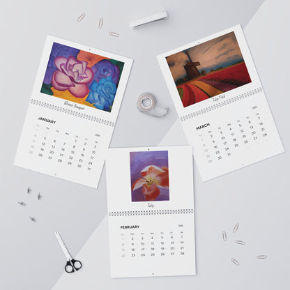 Wall Calendars - Flowers - Marley J. (2026)