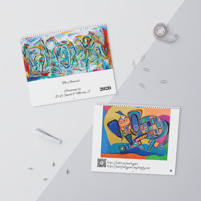 Wall Calendars - The Animals - Paintings by D.L. Smith & Marley J. (2026)