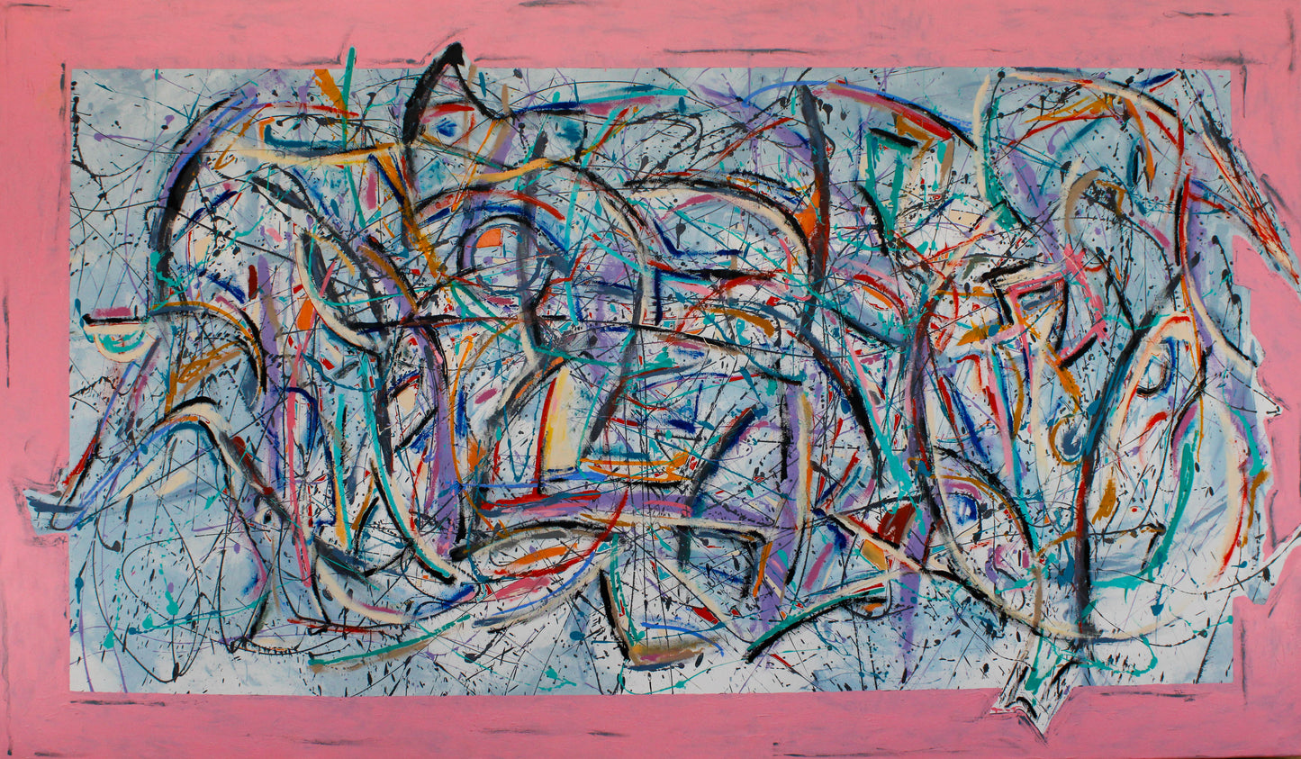 Animalistic Vitality 56 x 96 in