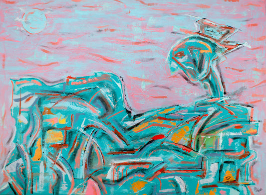 Bastard In a Suit 20 x 36 in