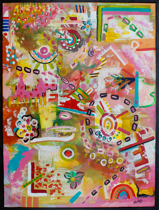 Carnival of Flowers 40 x 30 in