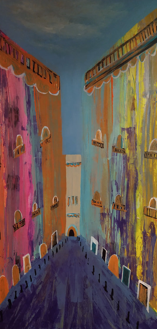 Ciudad Vieja 48  x 24 in