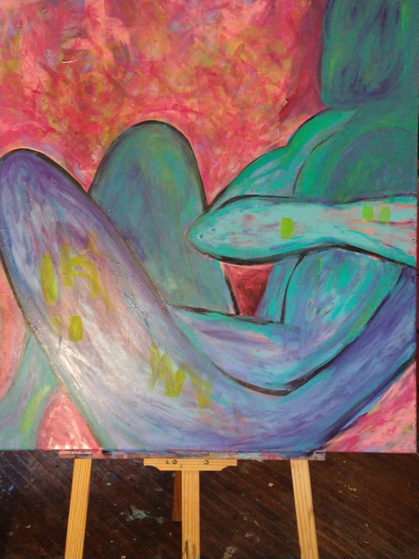 Man of Dreams 36 x 36 in