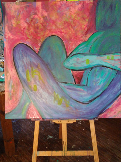 Man of Dreams 36 x 36 in