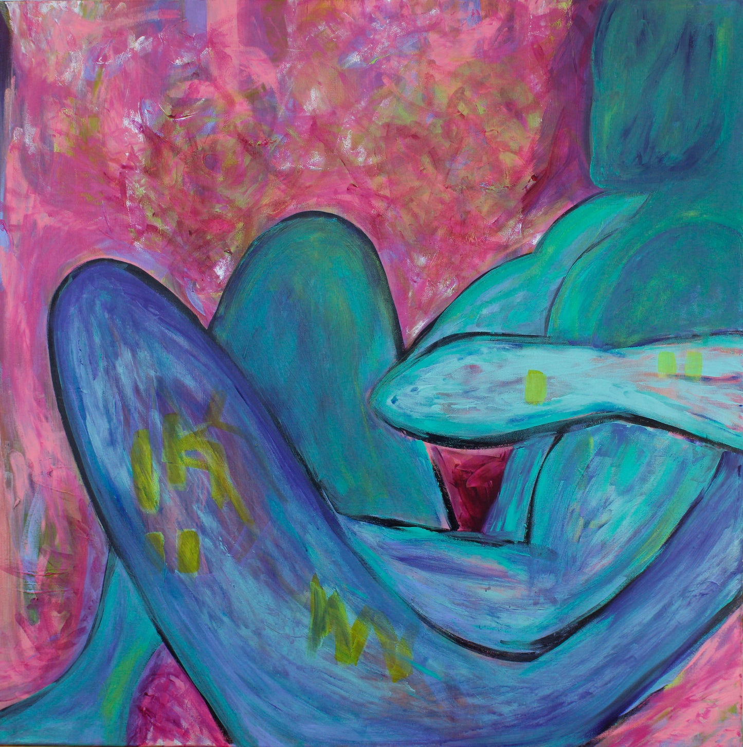 Man of Dreams 36 x 36 in