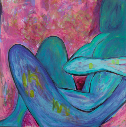 Man of Dreams 36 x 36 in
