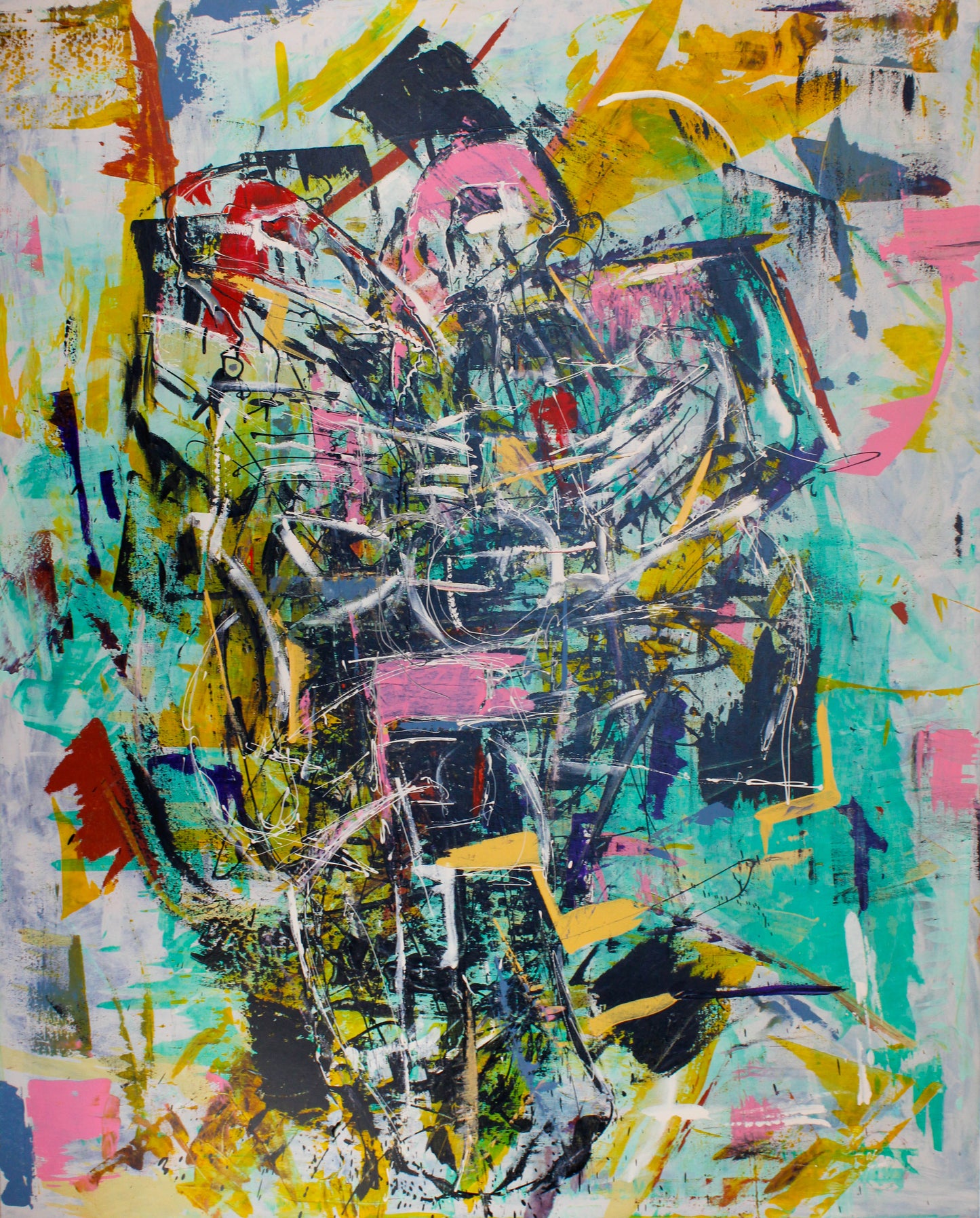 The Lovers 60 x 48 in - NOT FOR SALE