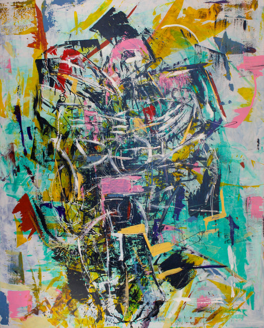 The Lovers 60 x 48 in - NOT FOR SALE