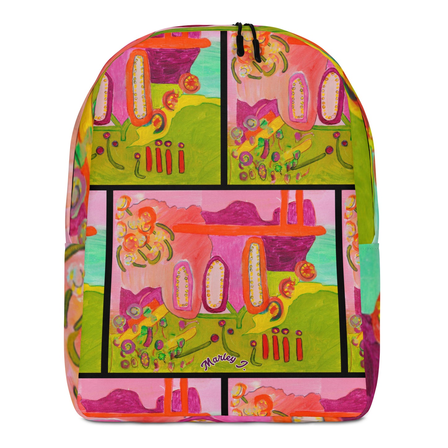 Peonies Minimalist Backpack
