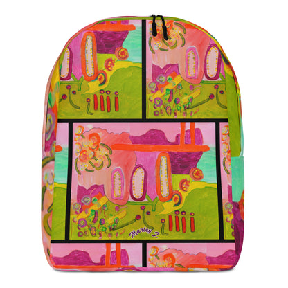 Peonies Minimalist Backpack