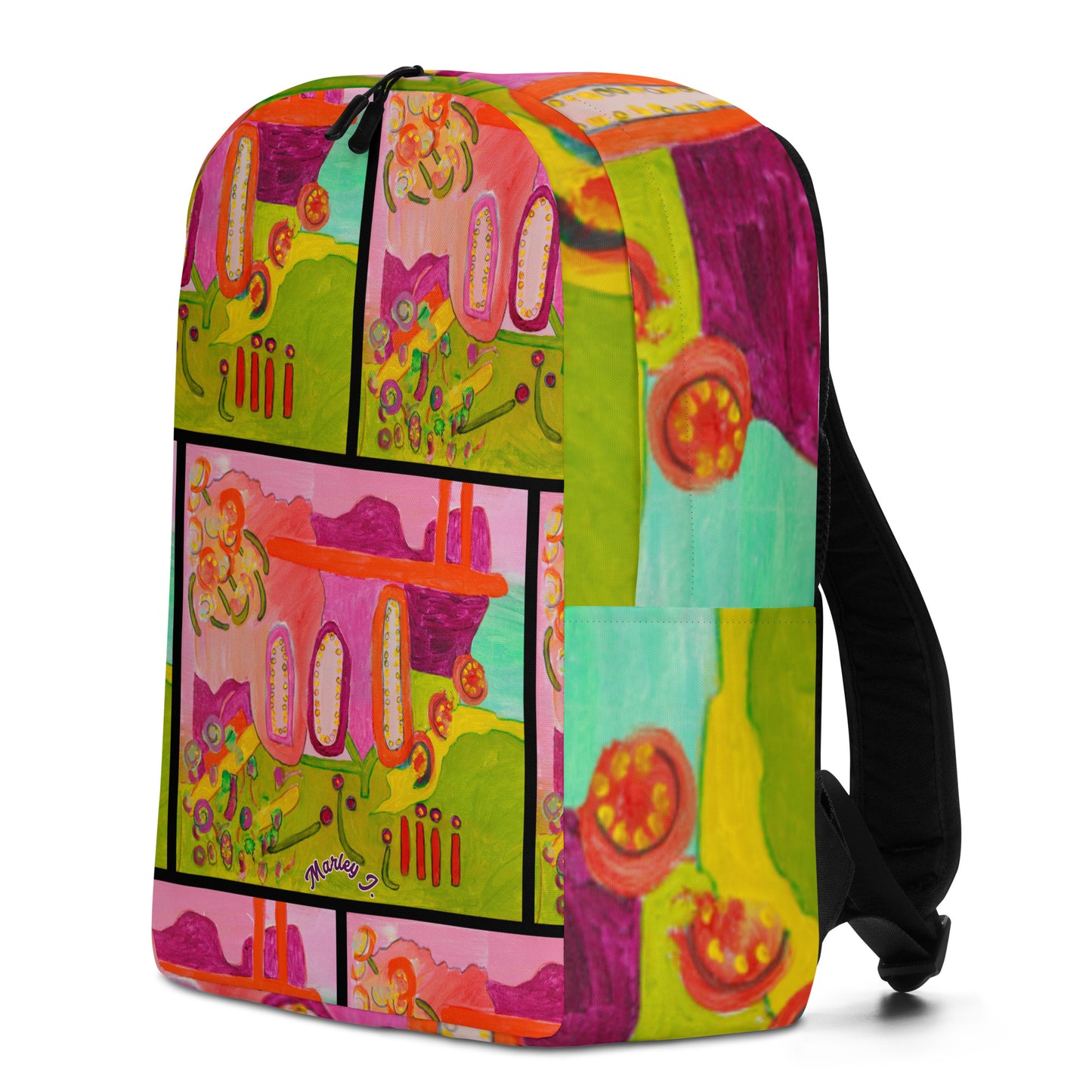 Peonies Minimalist Backpack