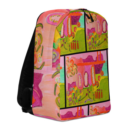 Peonies Minimalist Backpack