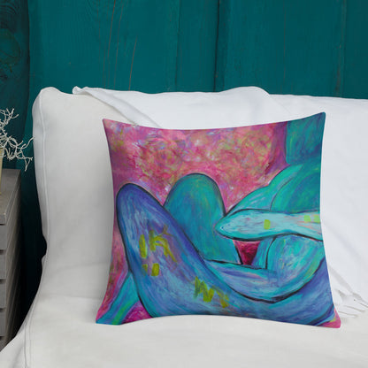 Absinthe for a Lover / Man of Dreams - Two Image - Premium Pillow