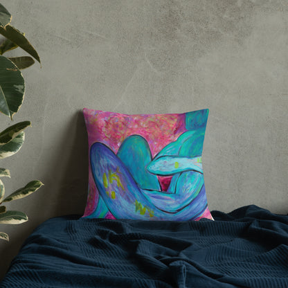 Absinthe for a Lover / Man of Dreams - Two Image - Premium Pillow