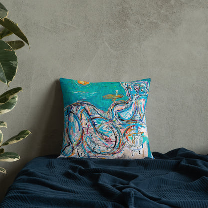 Absinthe for a Lover / Man of Dreams - Two Image - Premium Pillow