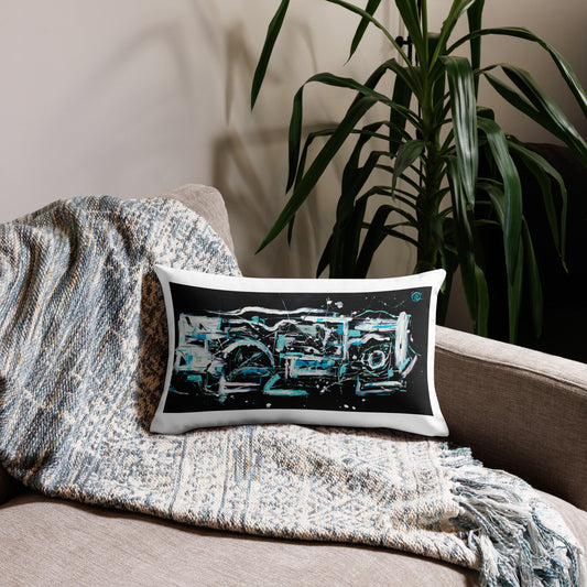 Desert Halogen / Animalistic Vitality Two Image Premium Pillow