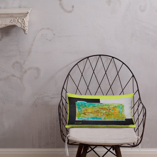 Landscape In Modern Premium Pillow