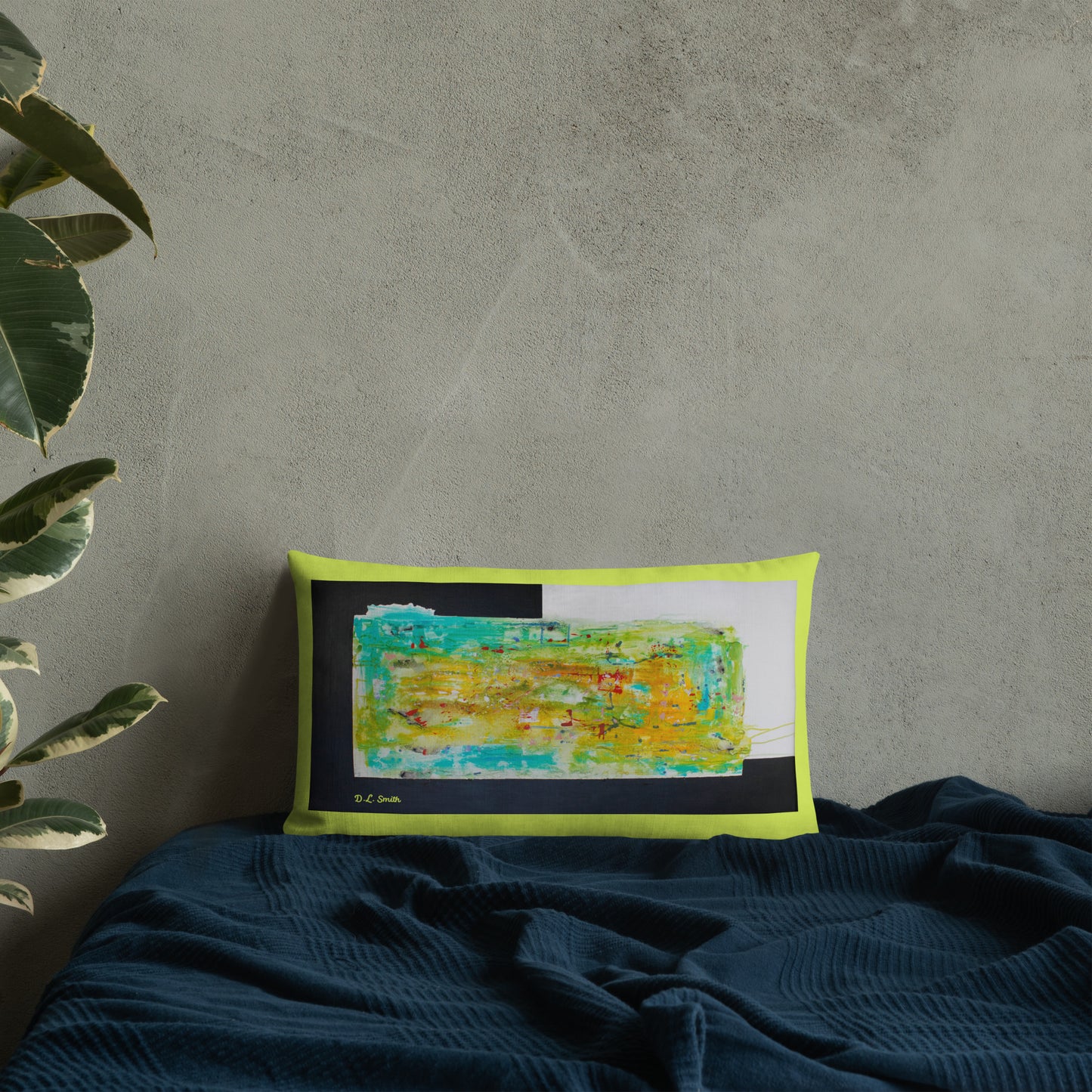Landscape In Modern Premium Pillow