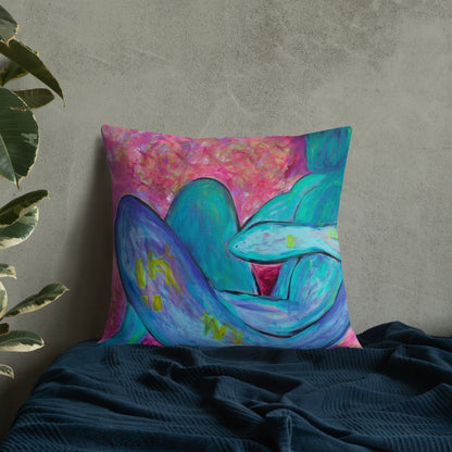 Absinthe for a Lover / Man of Dreams - Two Image - Premium Pillow