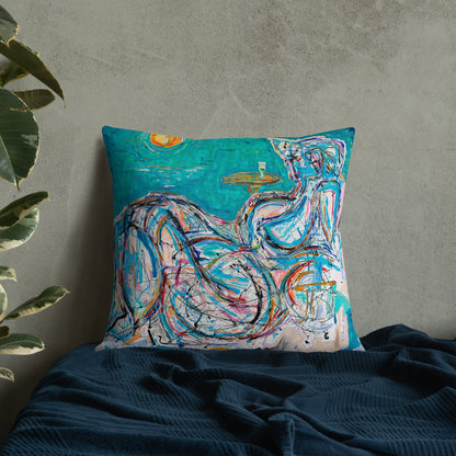 Absinthe for a Lover / Man of Dreams - Two Image - Premium Pillow