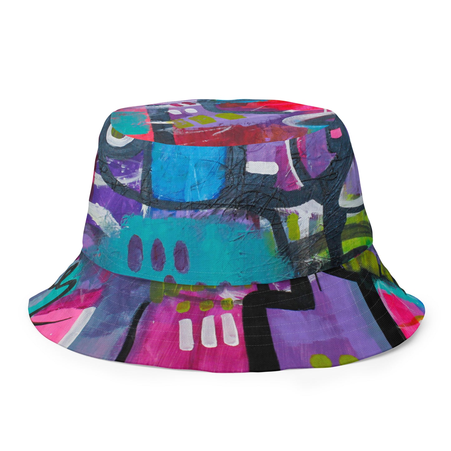Code of Flowers Reversible bucket hat