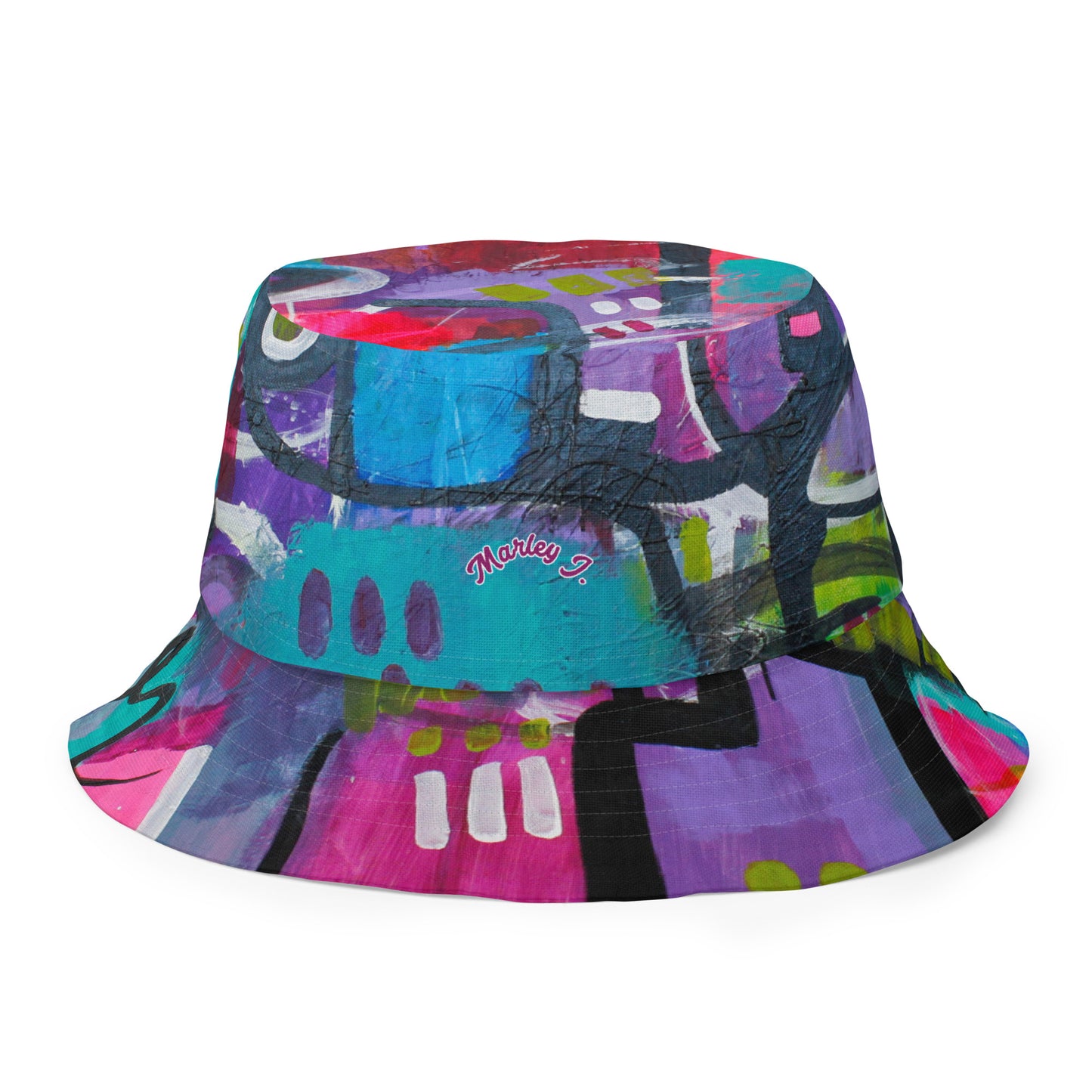 Code of Flowers Reversible bucket hat
